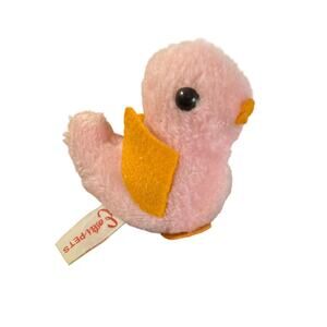 Vintage 70s Easter Unlimited Easter Pets Pink Chick Plush